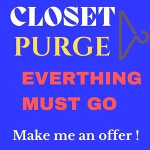 CLOSET PURGE! before vacay! Make me an offer!
